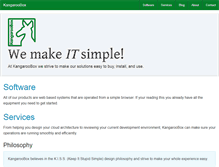 Tablet Screenshot of kangaroobox.com